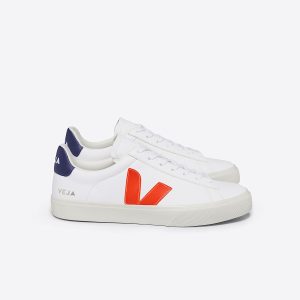 CAMPO LEATHER WHITE ORANGE FLUO