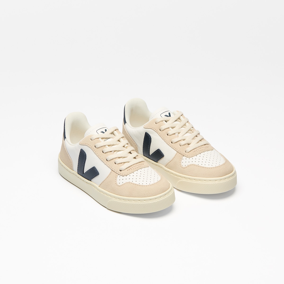 V-10 LEATHER WHITE NAUTICO ALMOND - Image 2