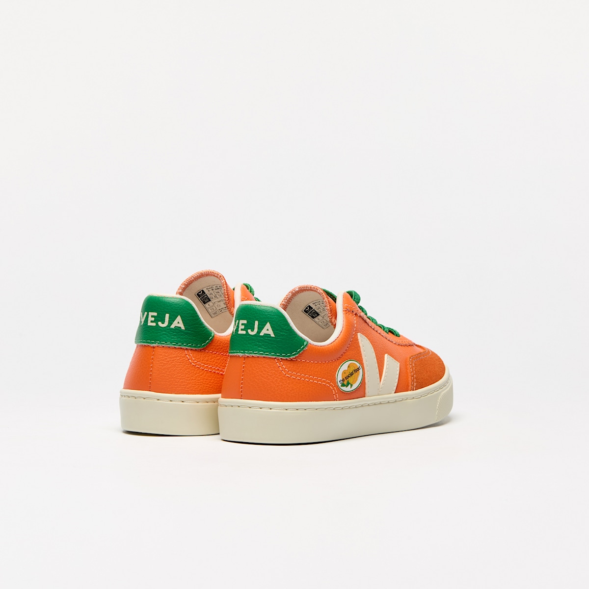 VOLLEY ELASTIC LACES LEATHER VEJA X THE SOCIAL FOOD FURY CALCAIRE - Image 3