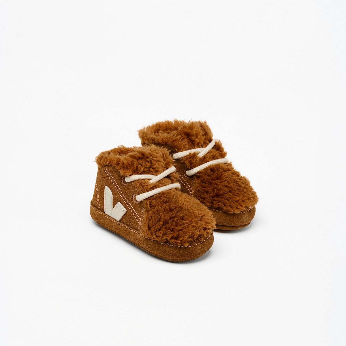 BABY FURED SUEDE COGNAC PIERRE - Image 2