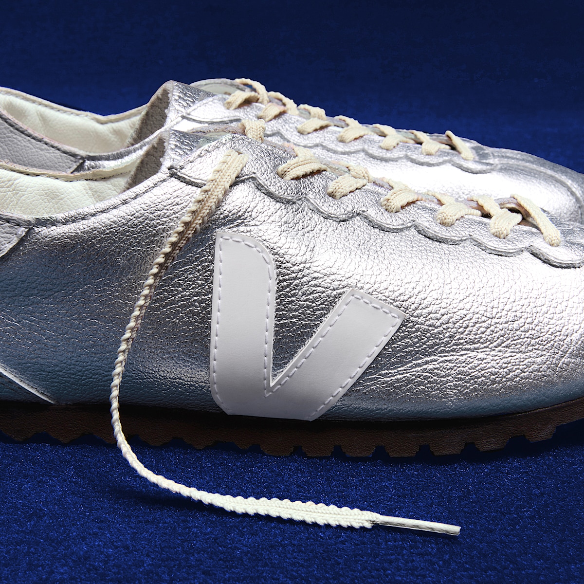 CATEYES LEATHER SILVER WHITE - Image 7