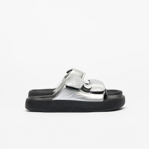 ETNA BOLD LEATHER SILVER