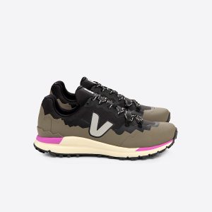 FITZ ROY TREK-SHELL BLACK OXFORD GREY KAKI