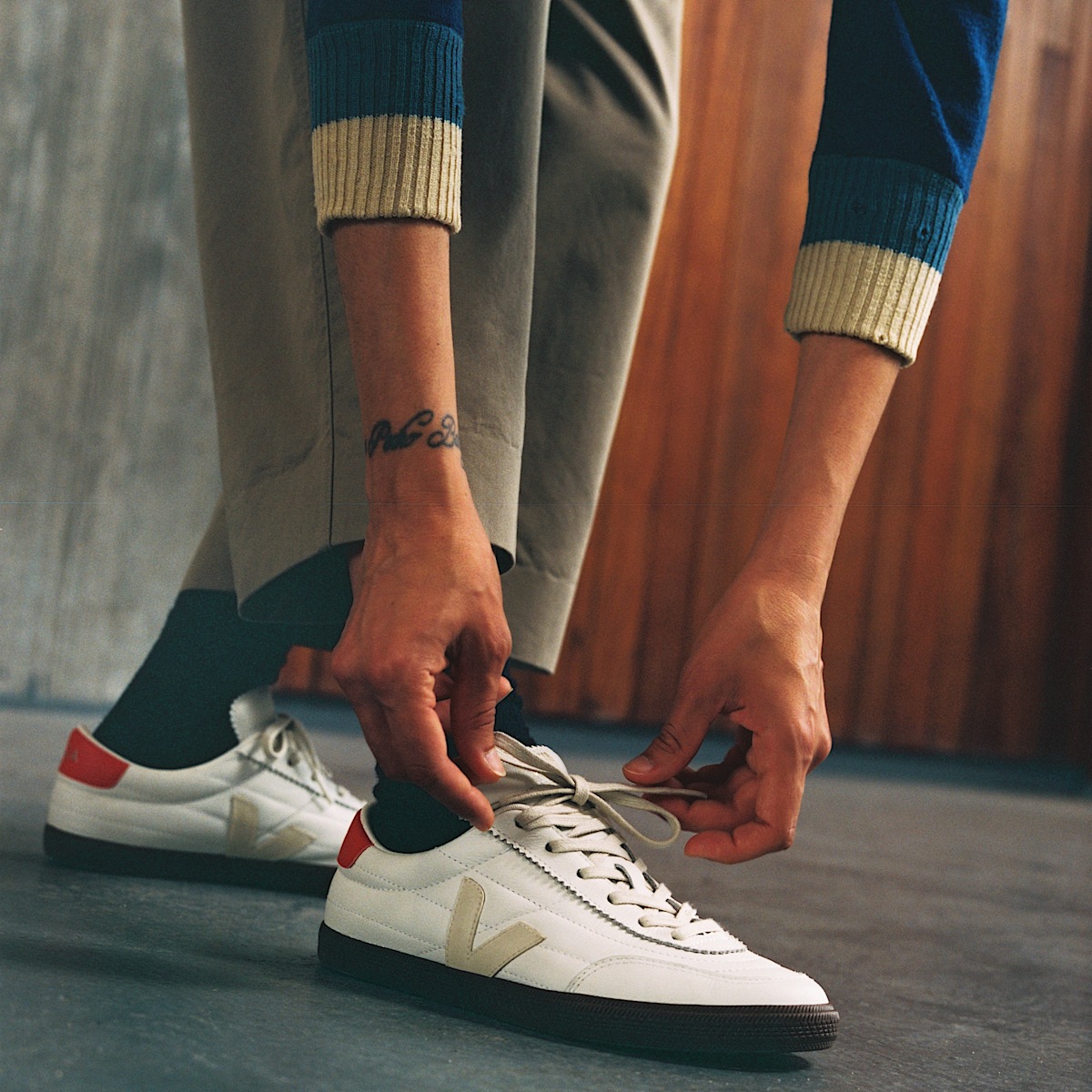 PANENKA LEATHER WHITE PIERRE PEKIN BARK - Image 5