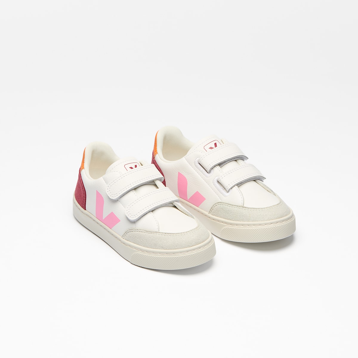 V-12 LEATHER WHITE MULTICO MARSALA - Image 2