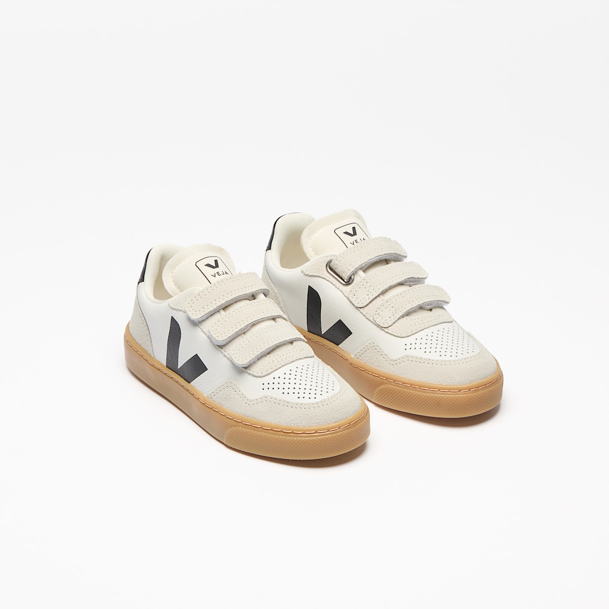 V-90 LEATHER WHITE BLACK NATURAL - Image 2