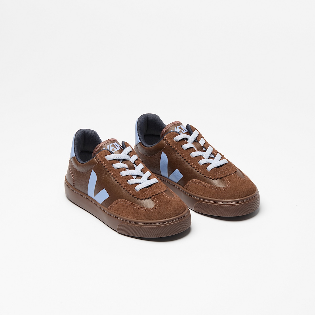VOLLEY ELASTIC LACES LEATHER WALNUT OLYMPE - Image 2
