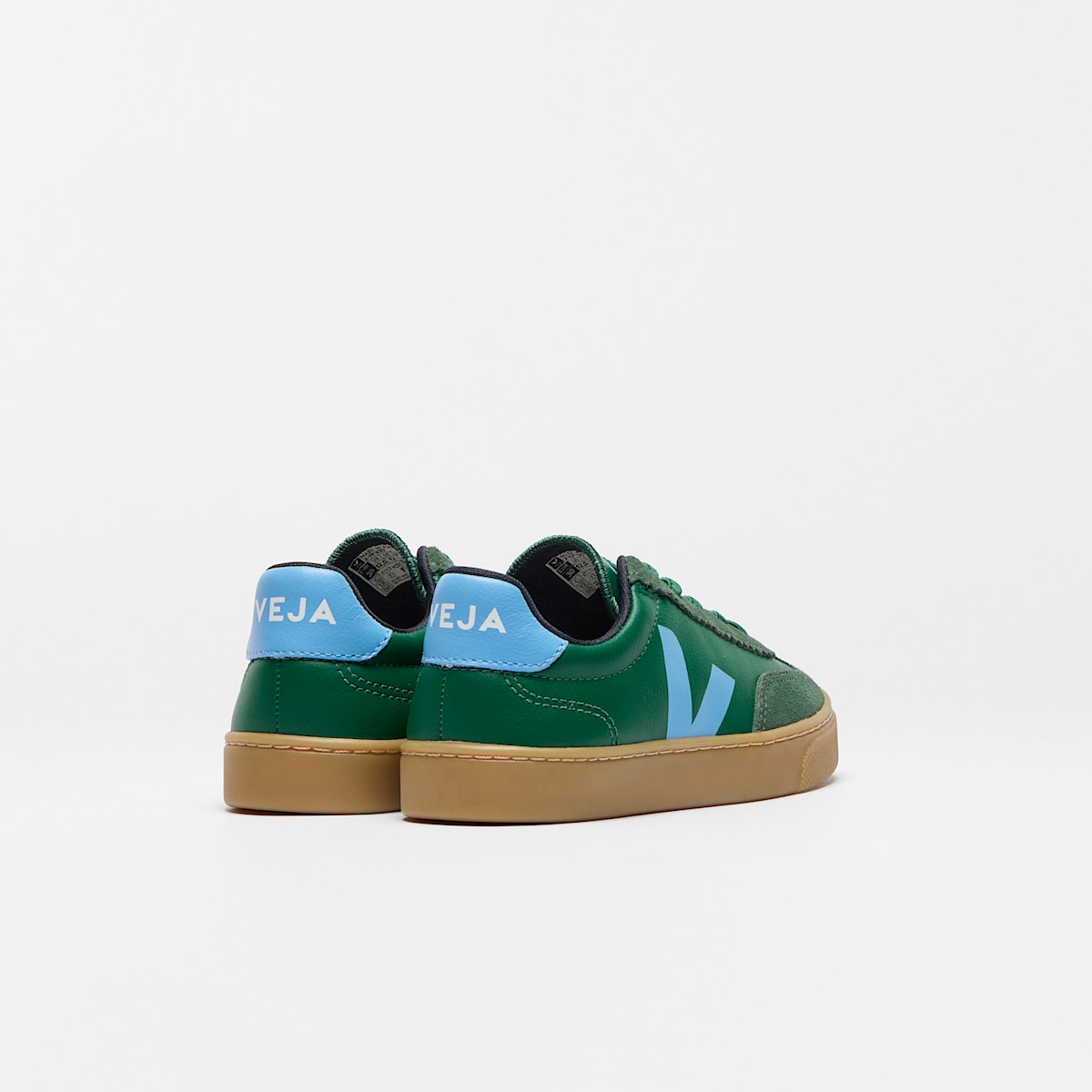 VOLLEY ELASTIC LACES LEATHER GOLF AQUA NATURAL - Image 3