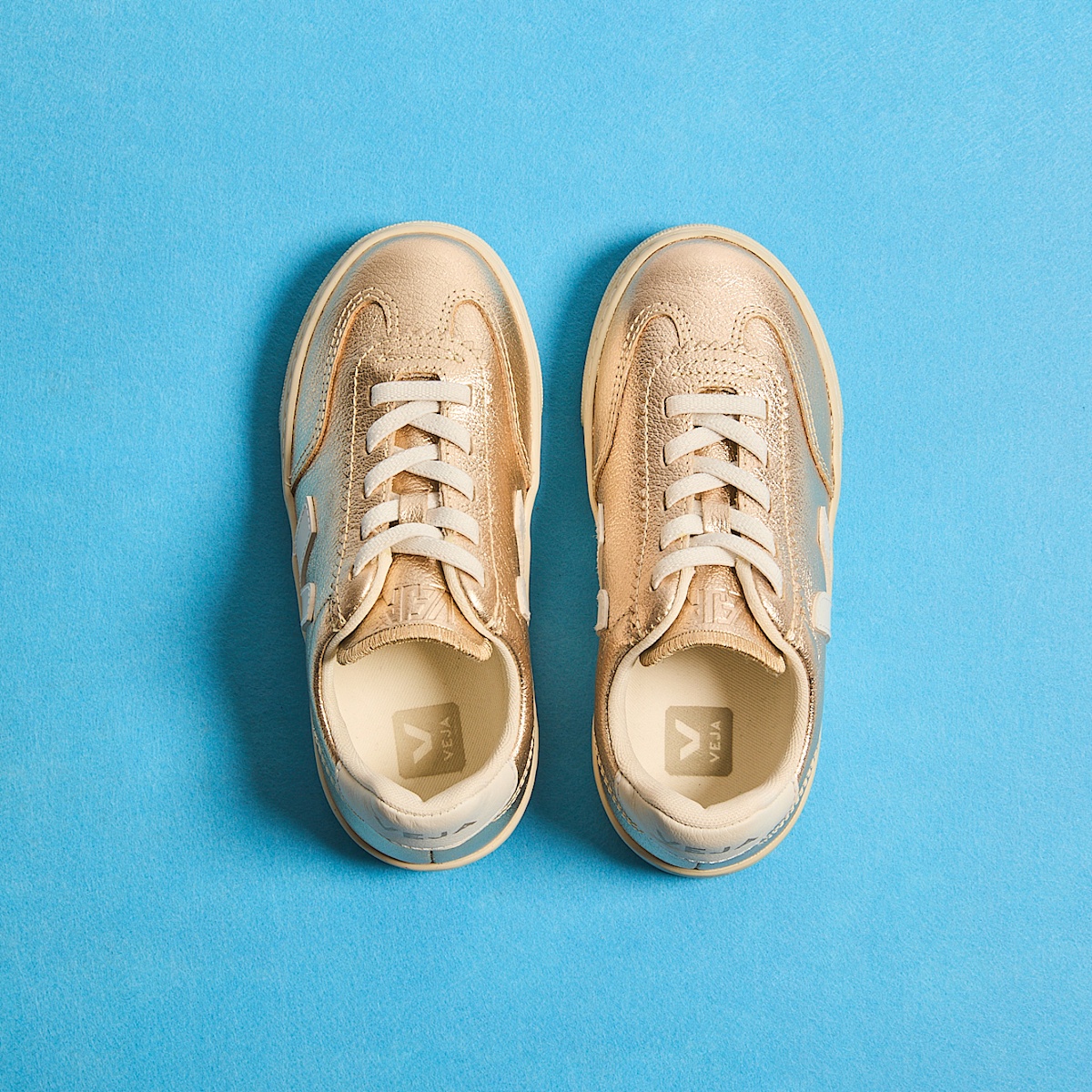 VOLLEY ELASTIC LACES LEATHER PLATINE WHITE - Image 4