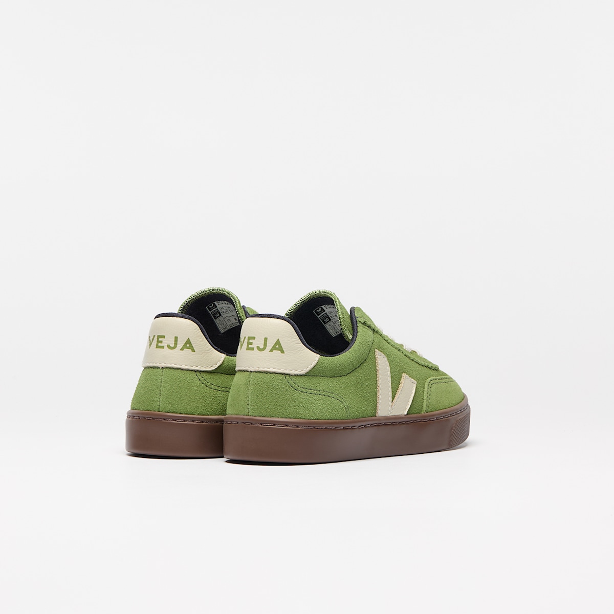 VOLLEY ELASTIC LACES SUEDE KIWI PIERRE BARK - Image 3
