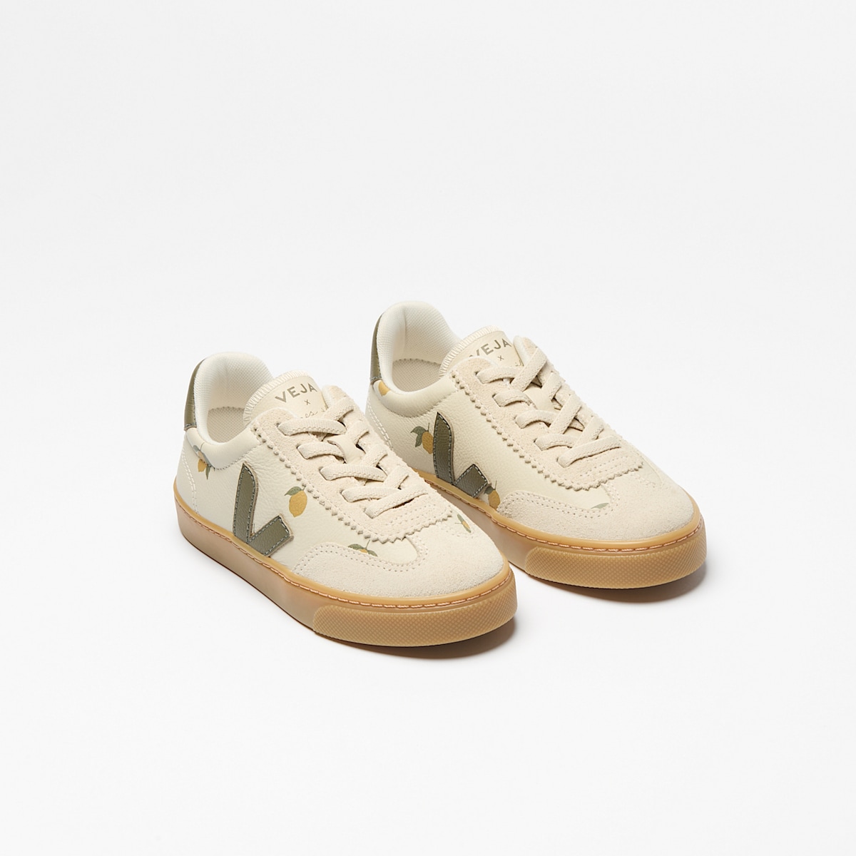 VOLLEY ELASTIC LACES LEATHER VEJA X KONGES SLØJD LEMON - Image 2