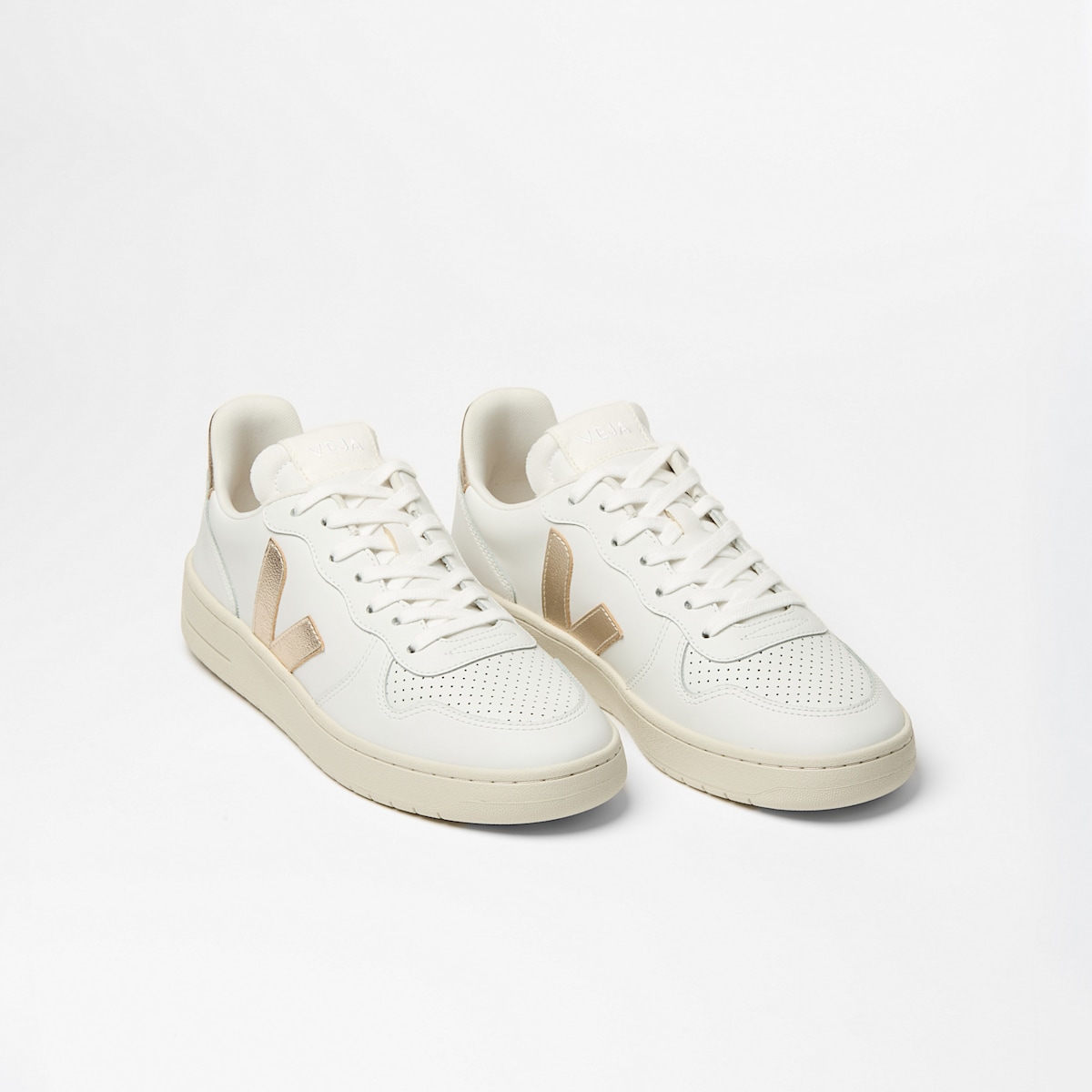 V-10 LEATHER WHITE PLATINE - Image 2