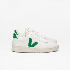 V-10 LEATHER WHITE EMERAUDE