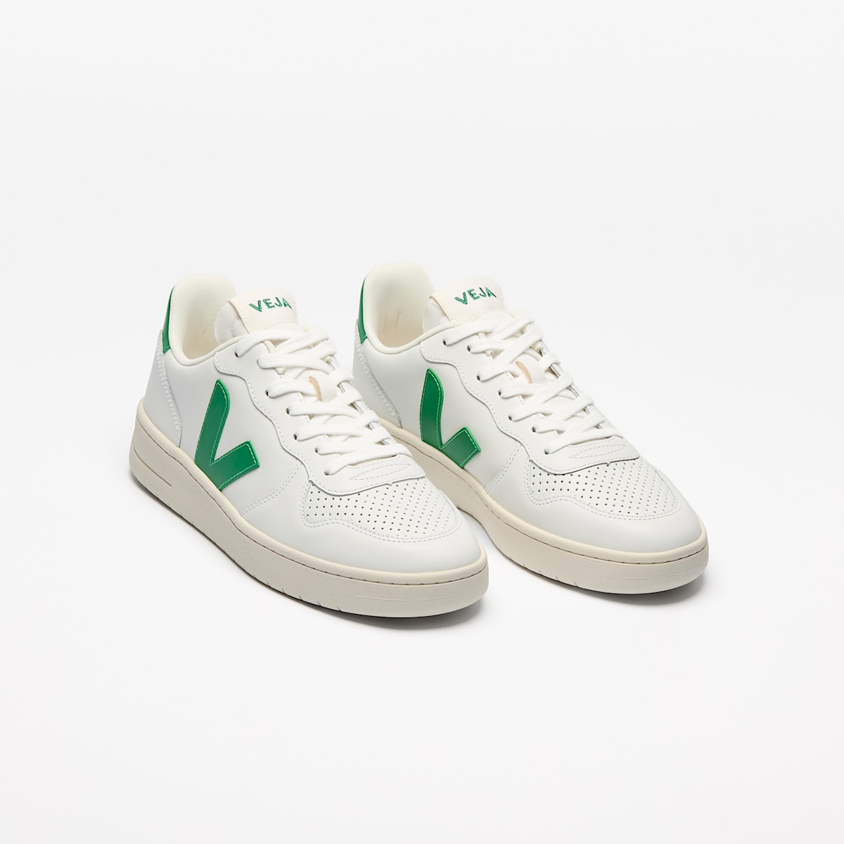 V-10 LEATHER WHITE EMERAUDE - Image 2