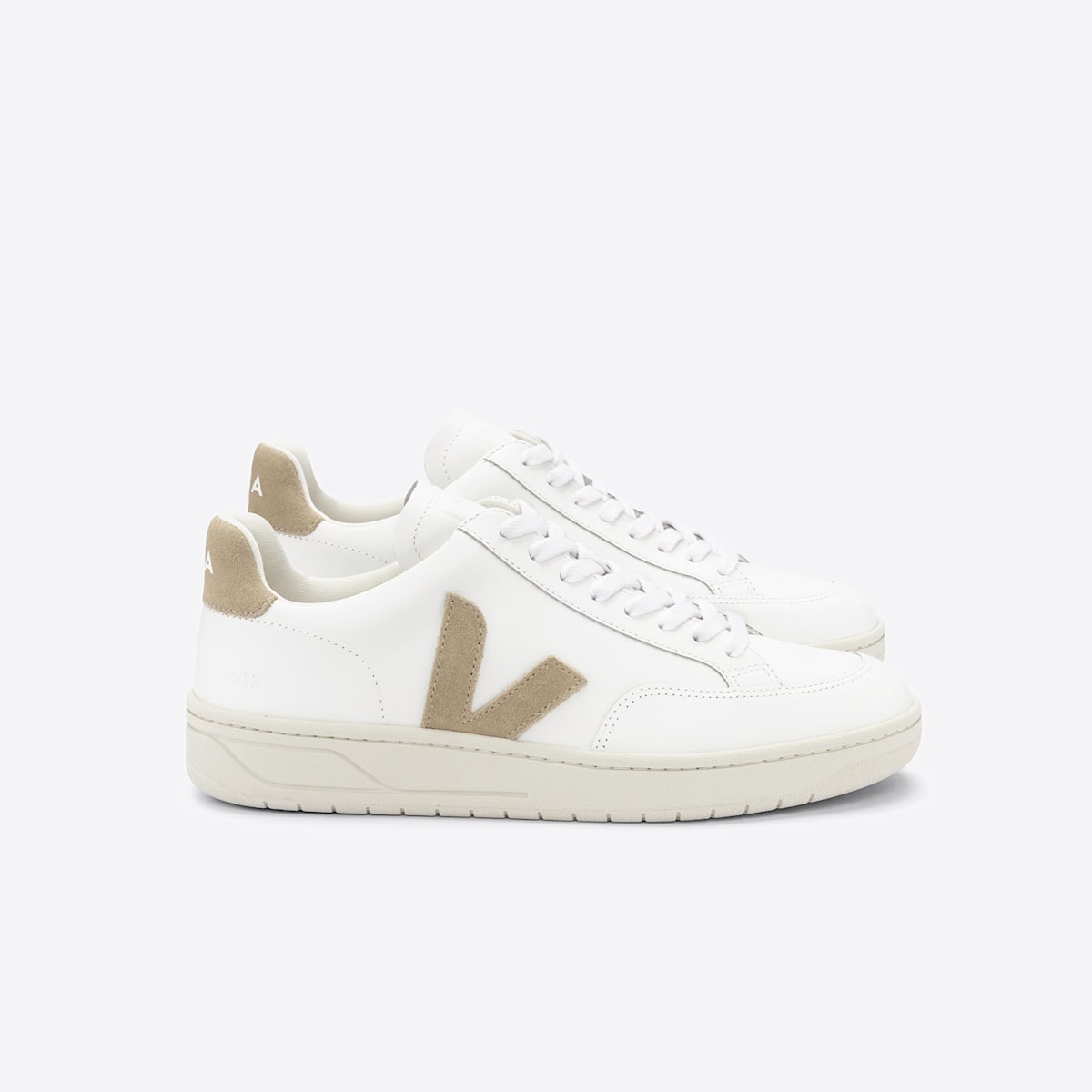 V-12 LEATHER WHITE DUNE