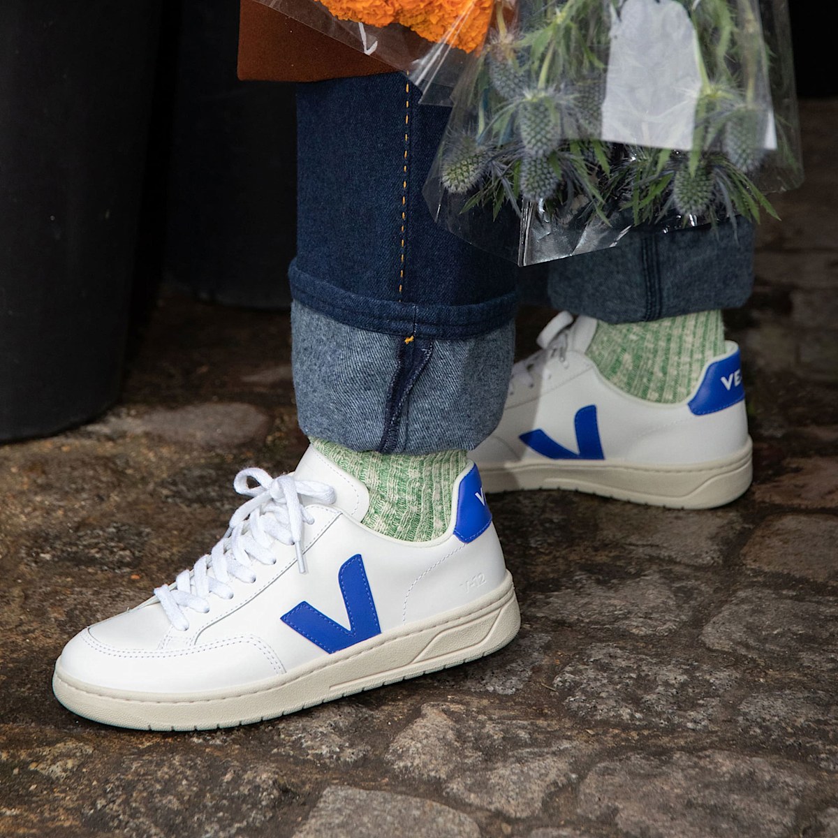 V-12 LEATHER WHITE PAROS - Image 4