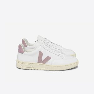 V-12 LEATHER WHITE BABE