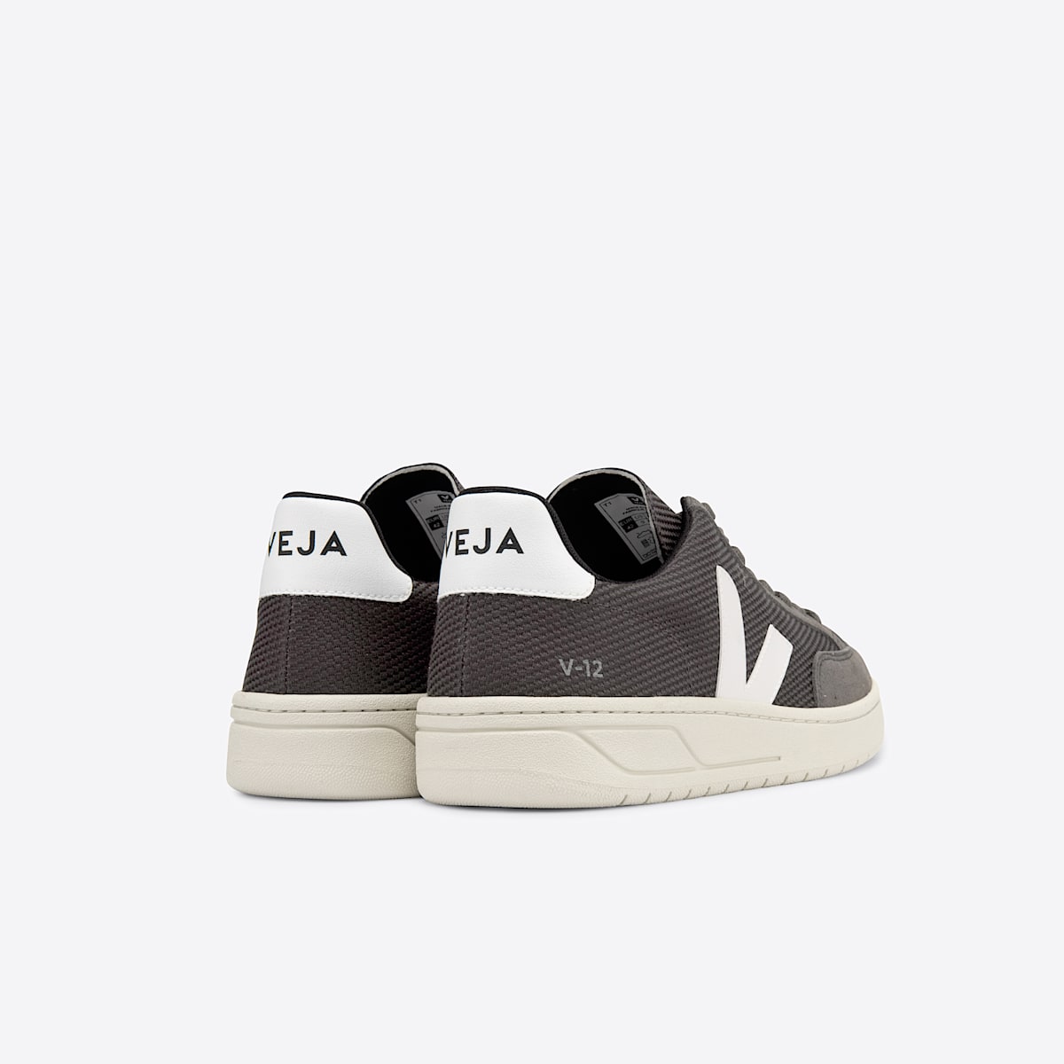 V-12 VEGAN B-MESH GRAFITE WHITE - Image 3