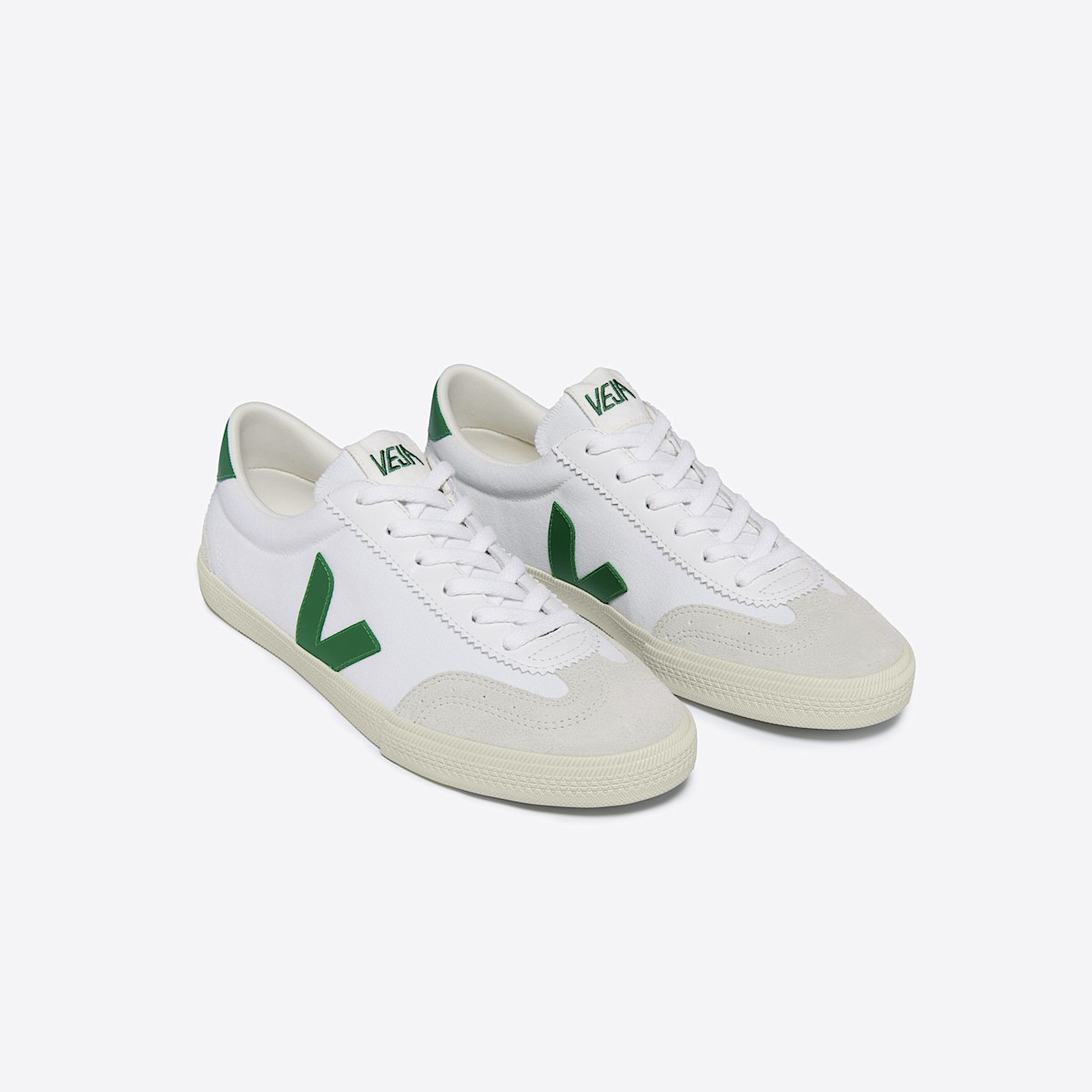 VOLLEY CANVAS WHITE EMERAUDE - Image 2