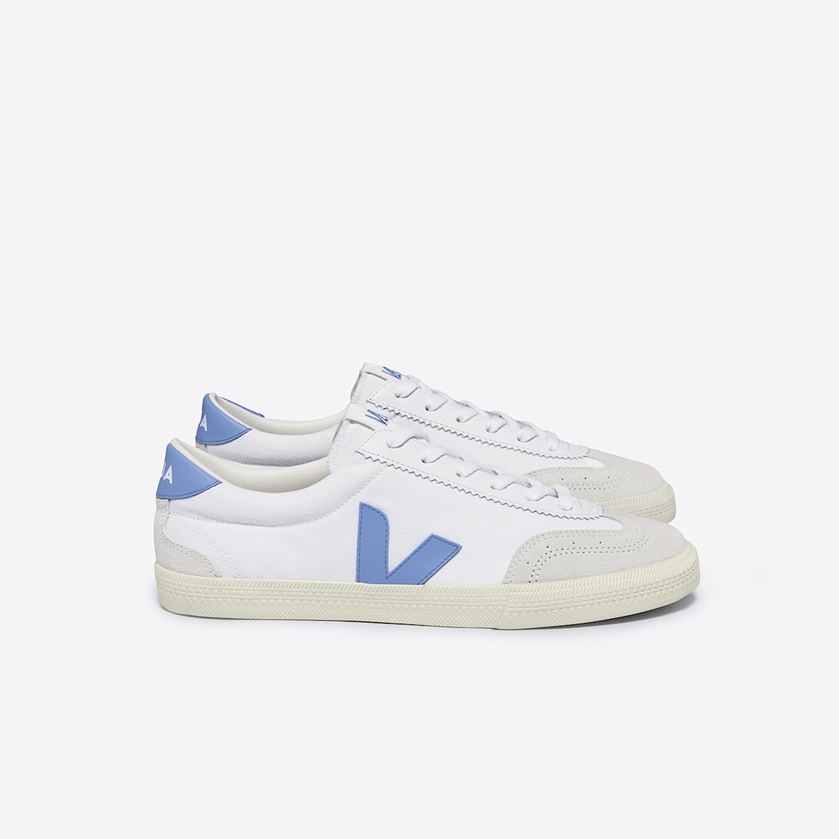 VOLLEY CANVAS WHITE AQUA
