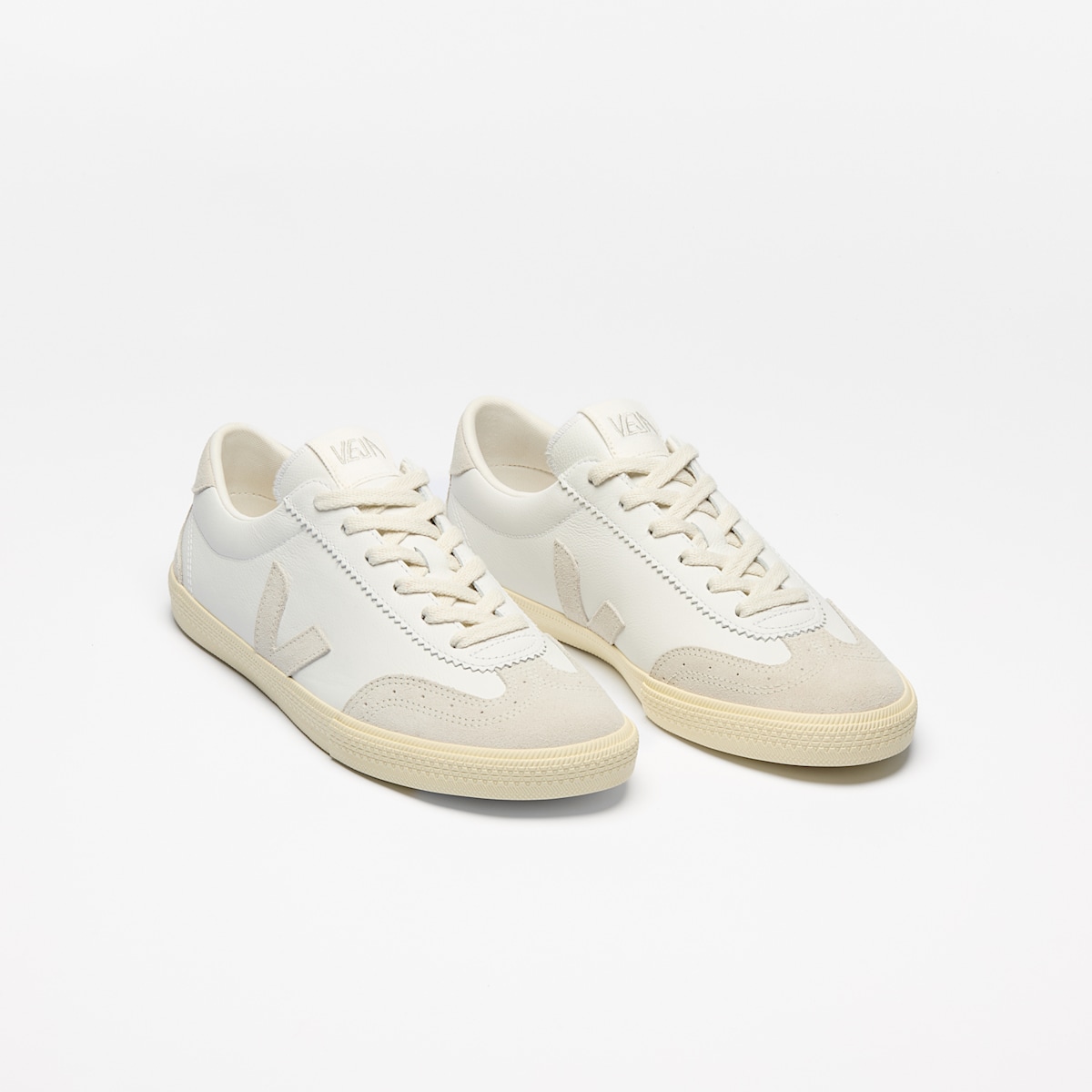 VOLLEY LEATHER WHITE NATURAL - Image 2
