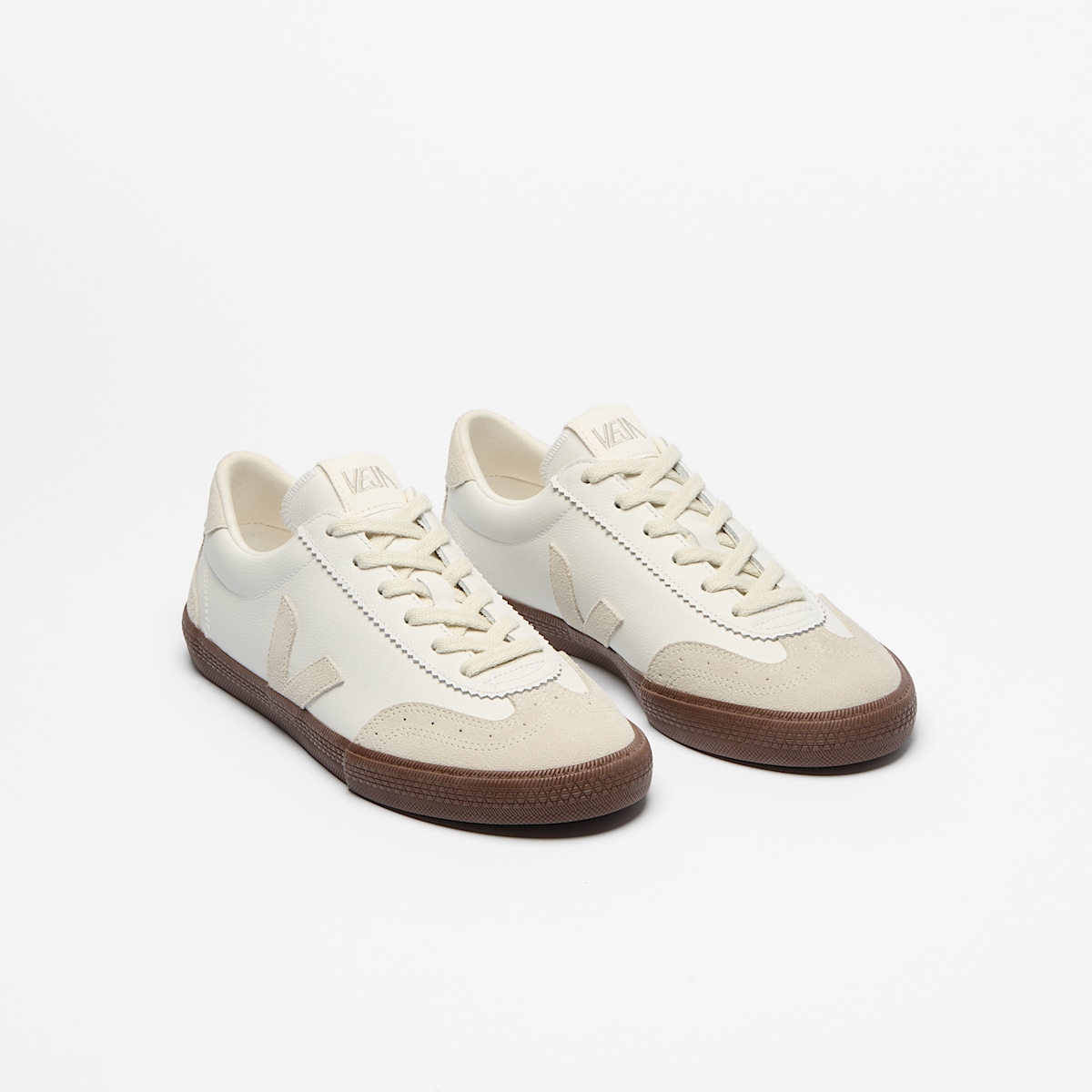 VOLLEY LEATHER WHITE NATURAL BARK - Image 2