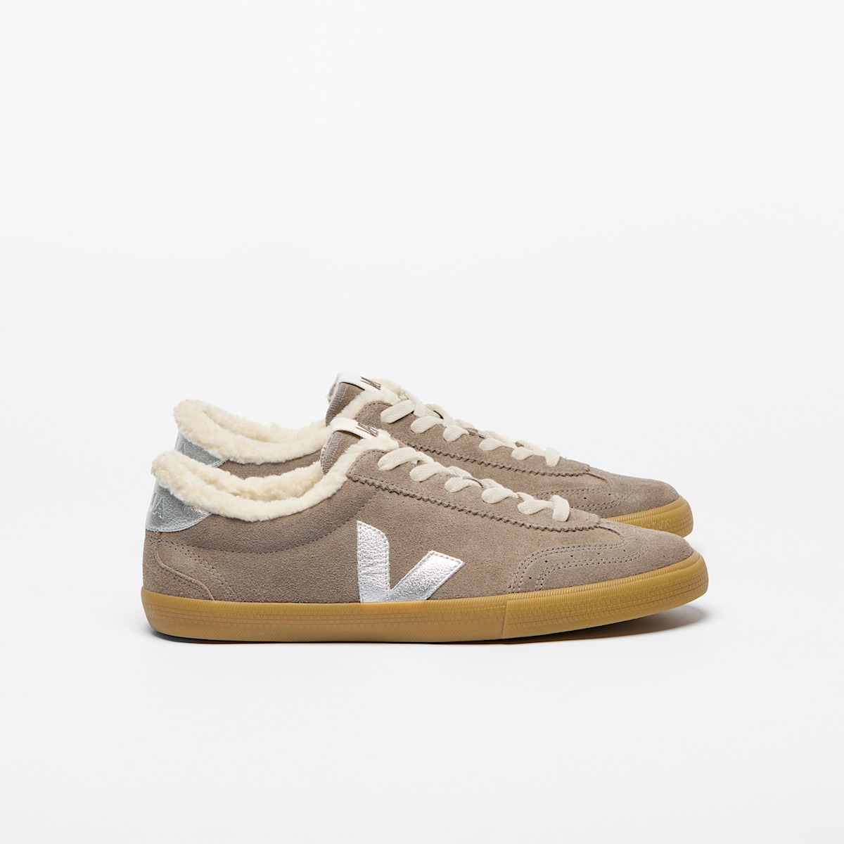 VOLLEY FURED SUEDE MOONROCK SILVER