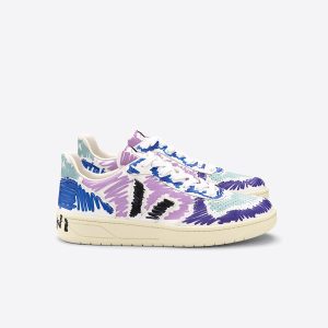 V-10 LEATHER VEJA X MARNI ORCHID BLACK