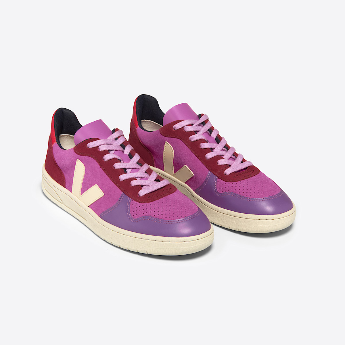 V-10 SUEDE MULTICO ULTRAVIOLET CALCAIRE - Image 2