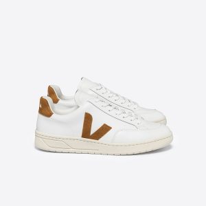 V-12 LEATHER WHITE CAMEL