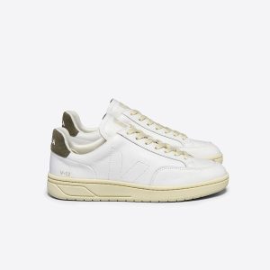 V-12 STITCH LEATHER WHITE KAKI