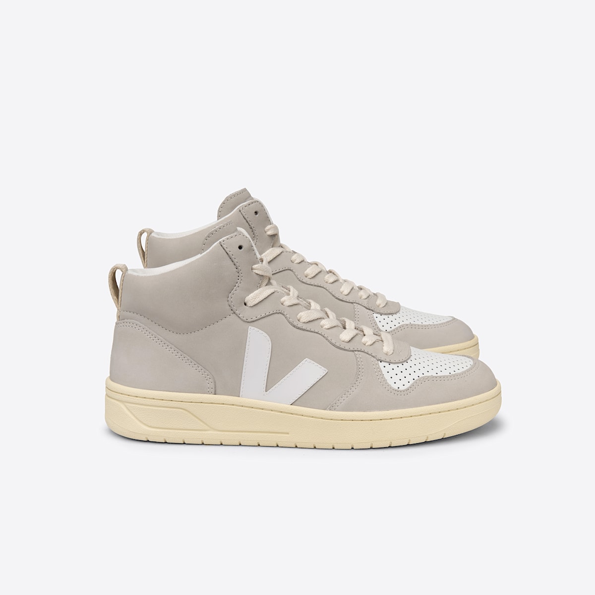 V-15 NUBUCK NATURAL WHITE